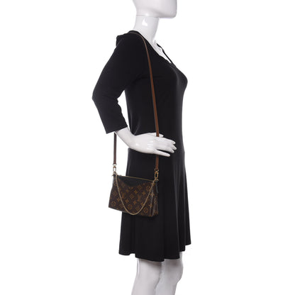 Louis Vuitton Monogram Pallas Clutch Black 2 of 11