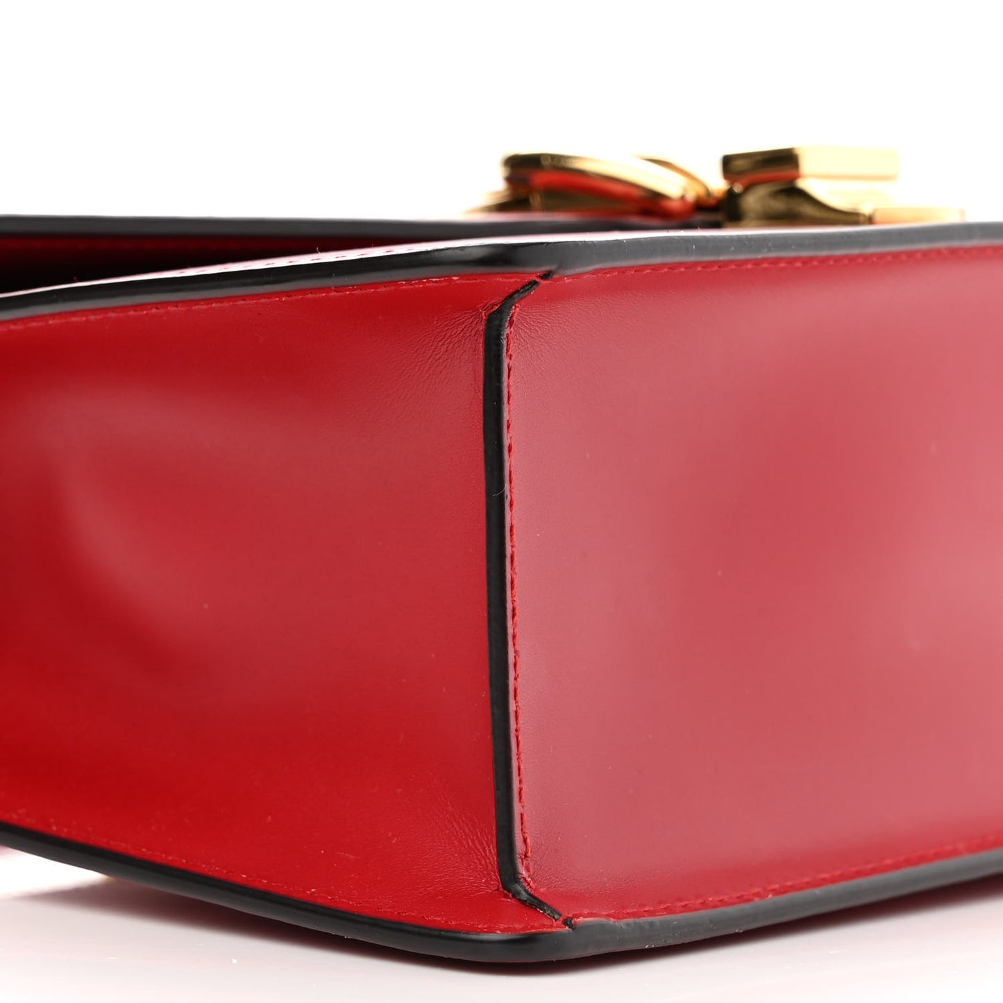 Calfskin Small Sylvie Shoulder Bag Hibiscus Red