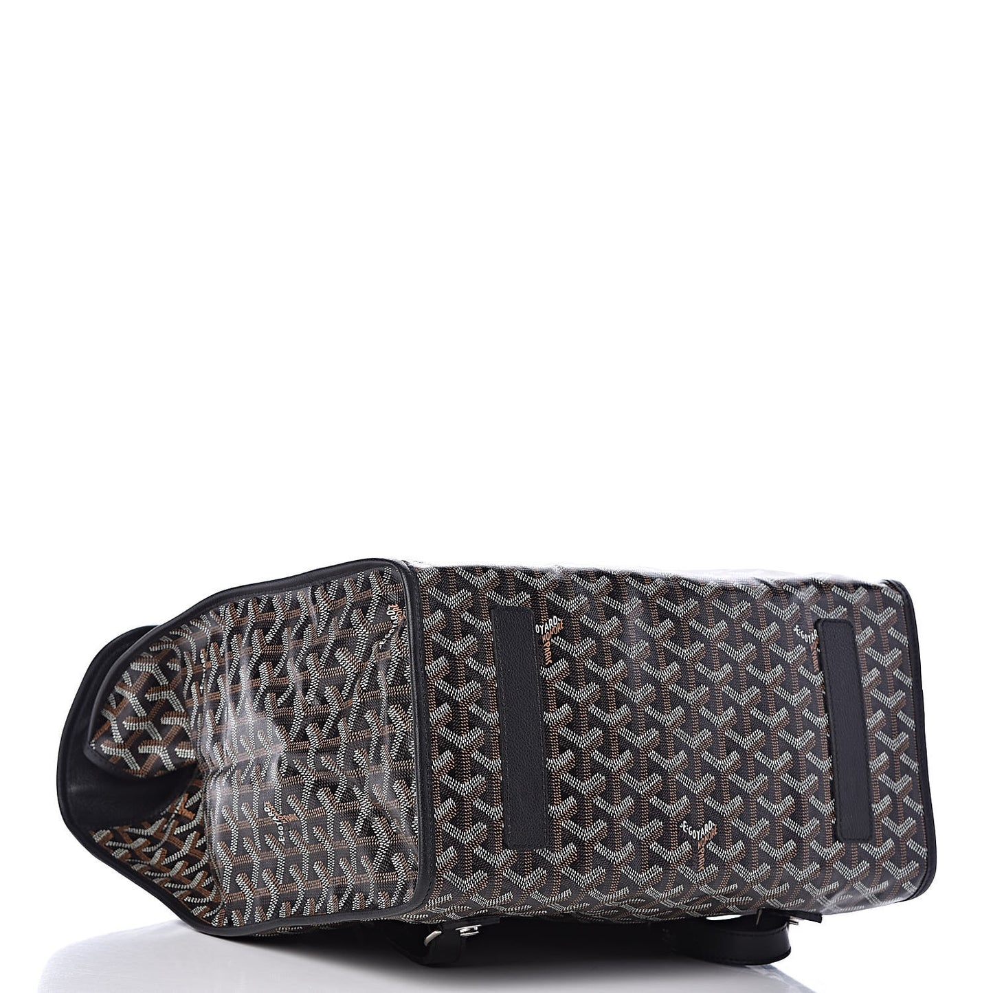 Goyardine Saint Leger Soft Briefcase Backpack Black