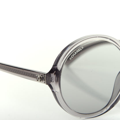 Chanel Acetate Round Sunglasses 71287A Grey 6 of 7