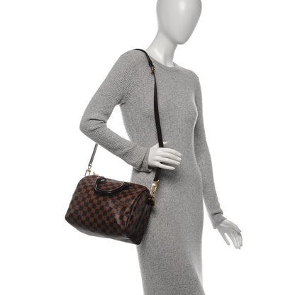 Louis Vuitton Damier Ebene Speedy Bandouliere 25 2 of 10