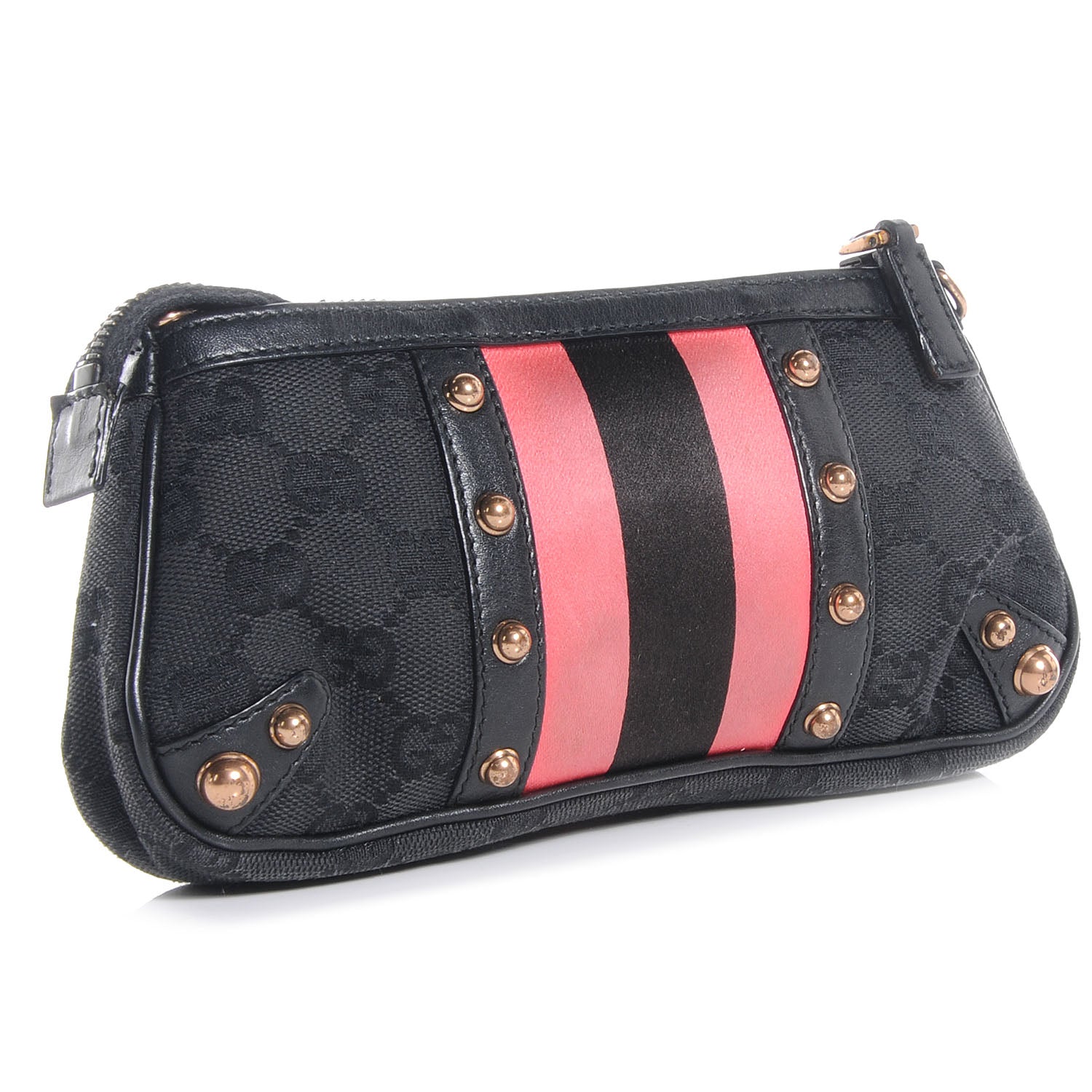 Gucci Monogram Web Clutch Black 3 of 7