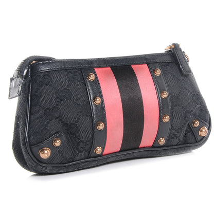 Gucci Monogram Web Clutch Black 3 of 7