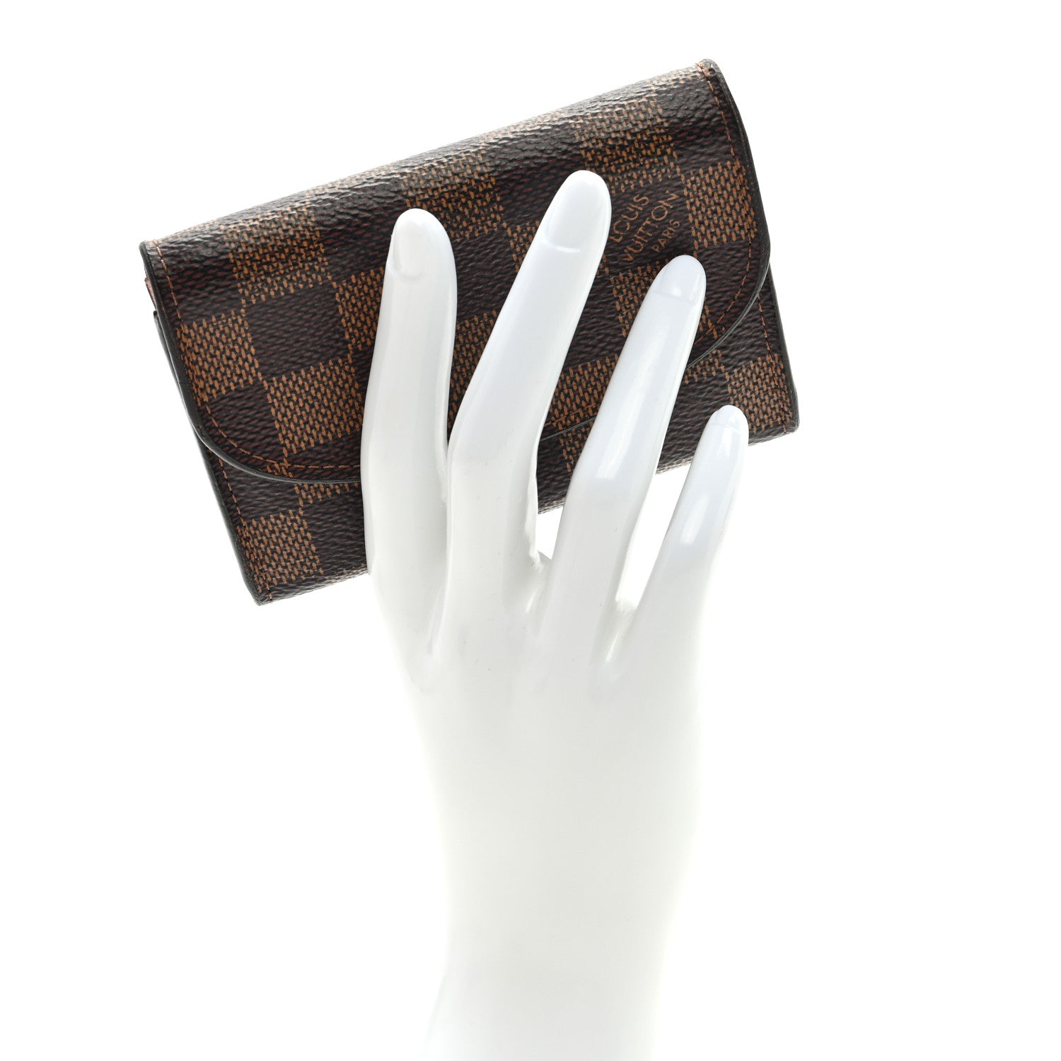 Louis Vuitton Damier Ebene Rosalie Coin Purse Rose Ballerine 2 of 6