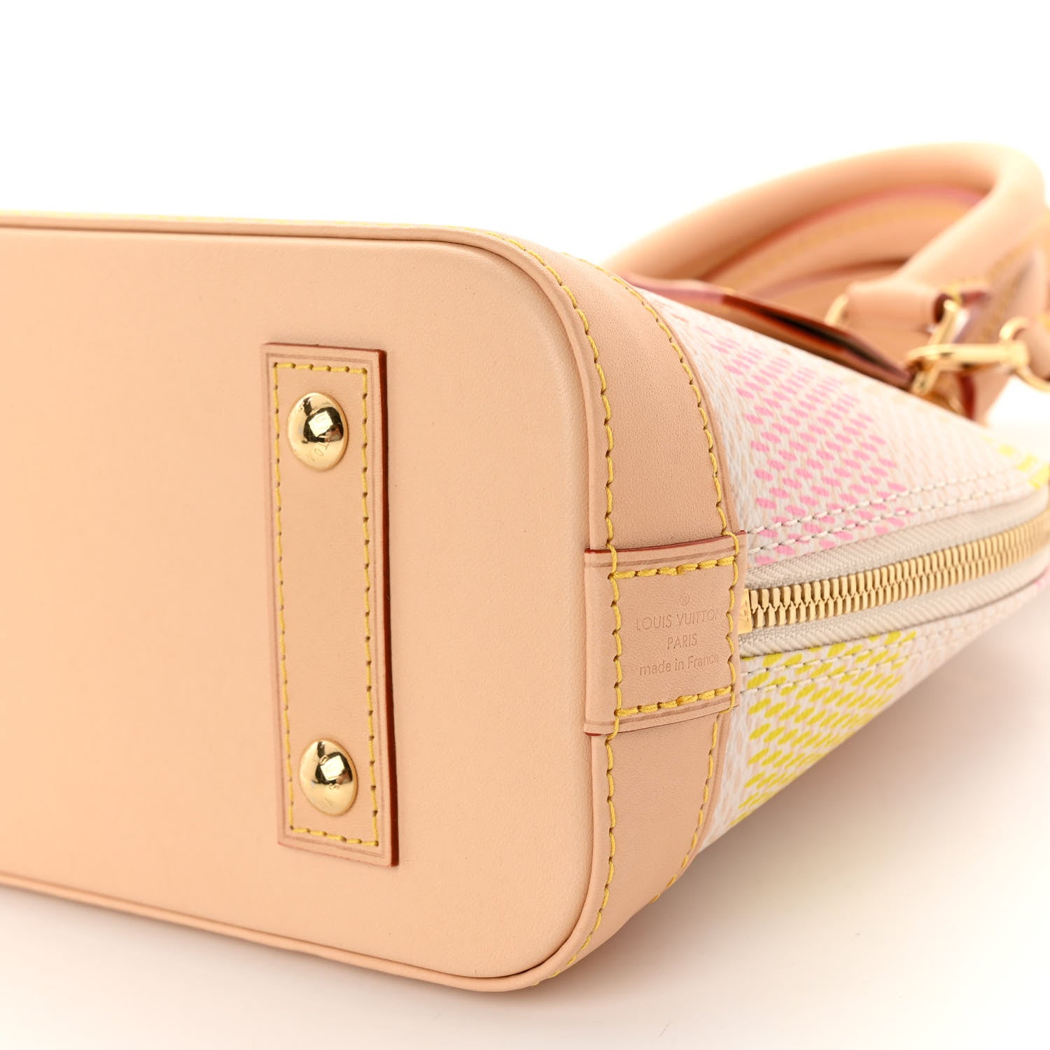Louis Vuitton Damierlicious Alma BB Rose Peach 9 of 9