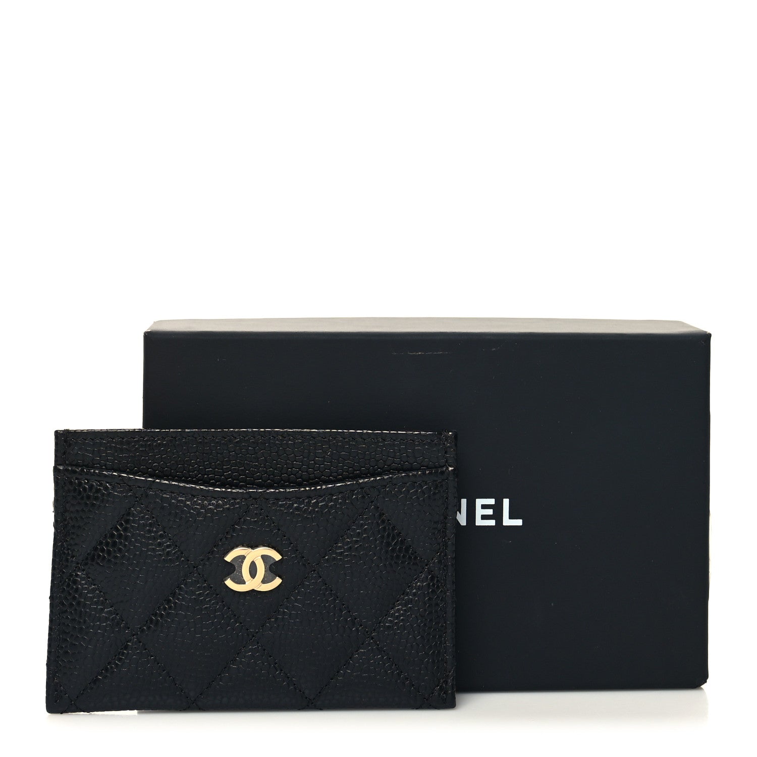Chanel Caviar Quilted Card Holder Black 10 of 10