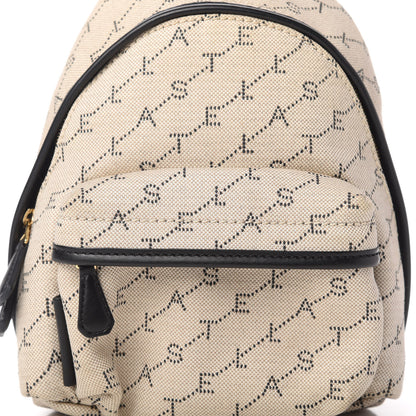 Stella McCartney Canvas Mini Stella Logo Backpack Neutral 9 of 10
