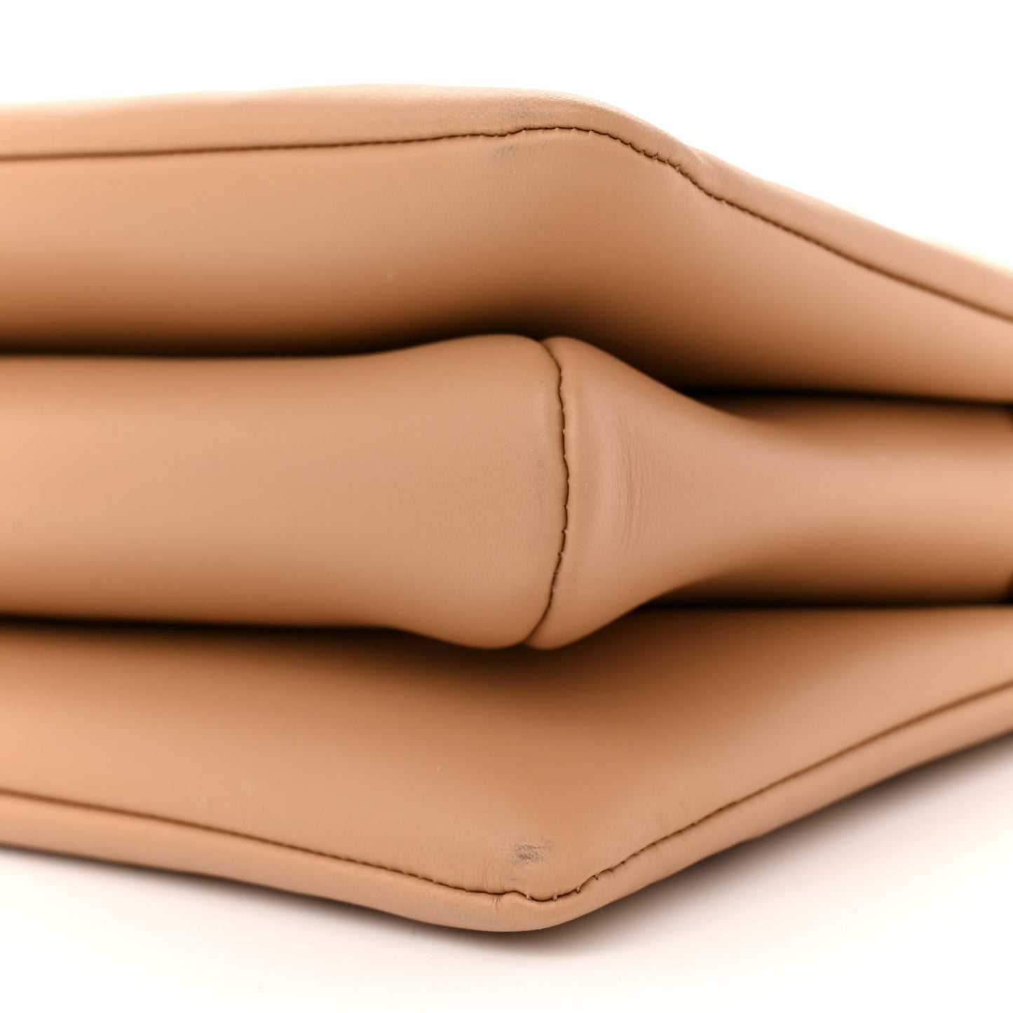 Lambskin Embossed Monogram Coussin PM Camel