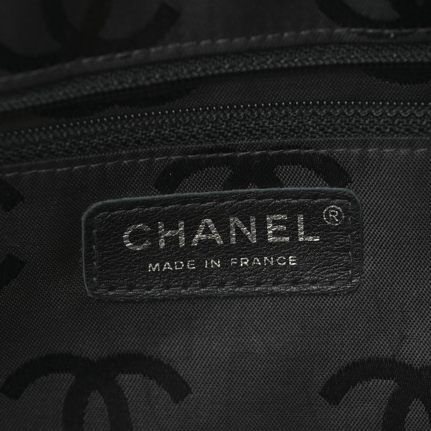 Chanel Calfskin Quilted Large Cambon Tote Beige Black 6 of 9