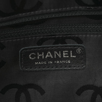 Chanel Calfskin Quilted Large Cambon Tote Beige Black 6 of 9