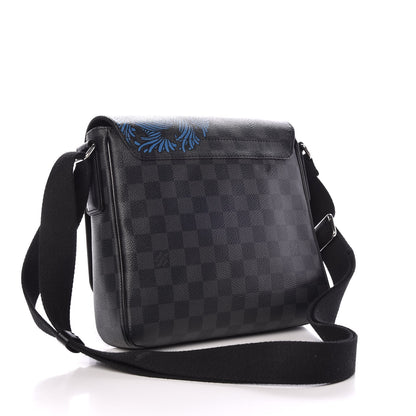Louis Vuitton Damier Graphite Rope District PM Blue 3 of 7