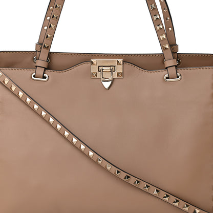 Valentino Garavani Vitello Medium Rockstud Tote Alpaca 8 of 10