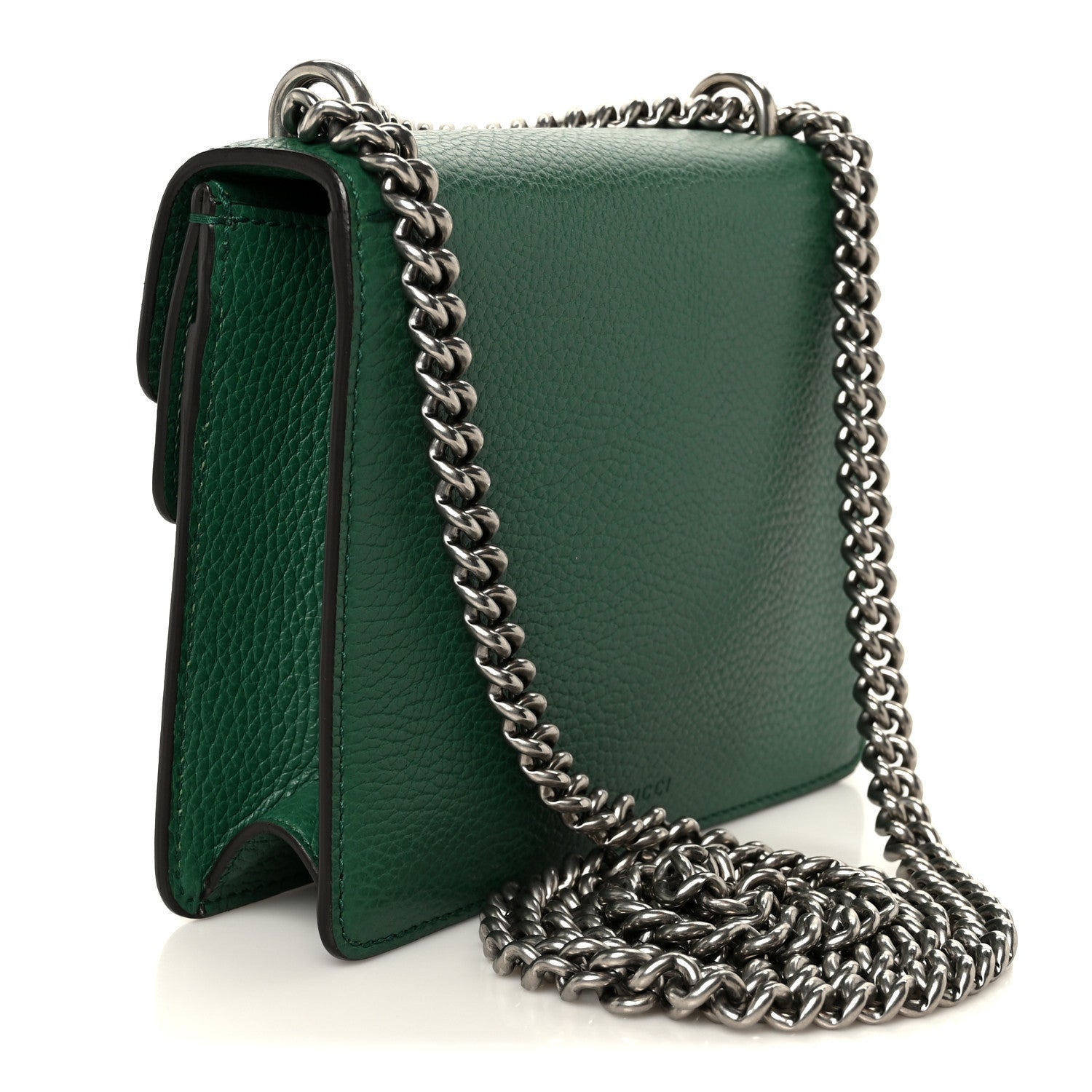 Gucci Calfskin Mini Dionysus Shoulder Bag Emerald 3 of 12
