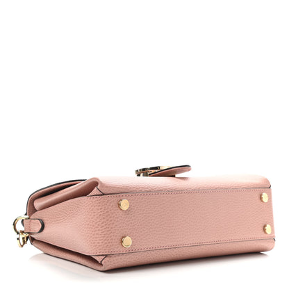 Gucci Dollar Calfskin Interlocking G Top Handle Shoulder Bag Soft Pink 8 of 11