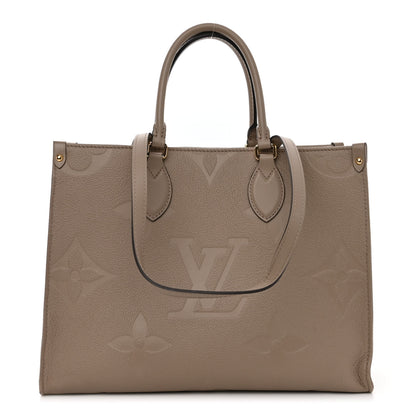 Louis Vuitton Empreinte Monogram Giant Onthego MM Tourterelle 1 of 9
