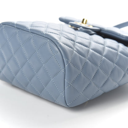 Chanel Calfskin Quilted Mini Urban Spirit Backpack Light Blue 6 of 10
