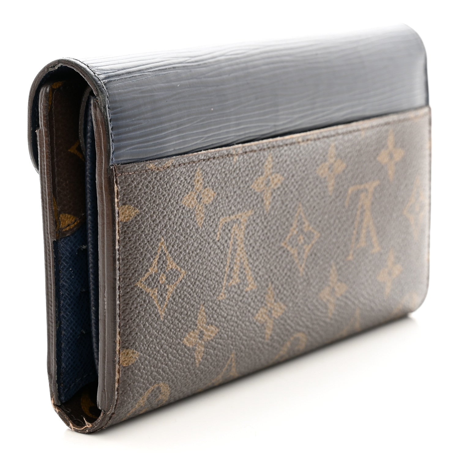 Louis Vuitton Monogram Epi Marie-Lou Long Wallet Indigo 3 of 12