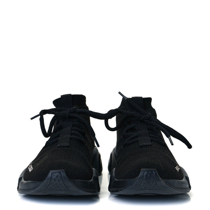 Balenciaga Knit Womens Speed Lace Up Sneakers 36 Black 3 of 8