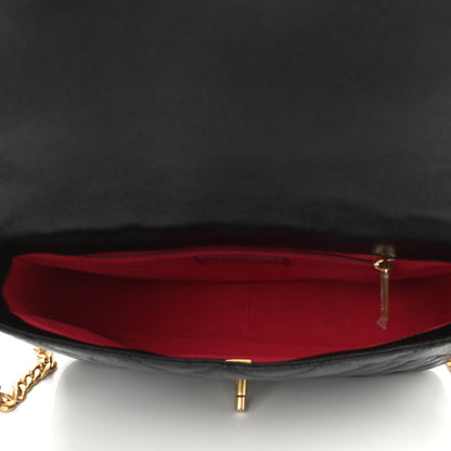 Chanel Shiny Caviar Quilted Large Chain Melody Flap Black 5 of 13