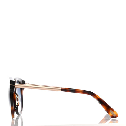 Tom Ford Janina Round Sunglasses Tortoise Black 3 of 8