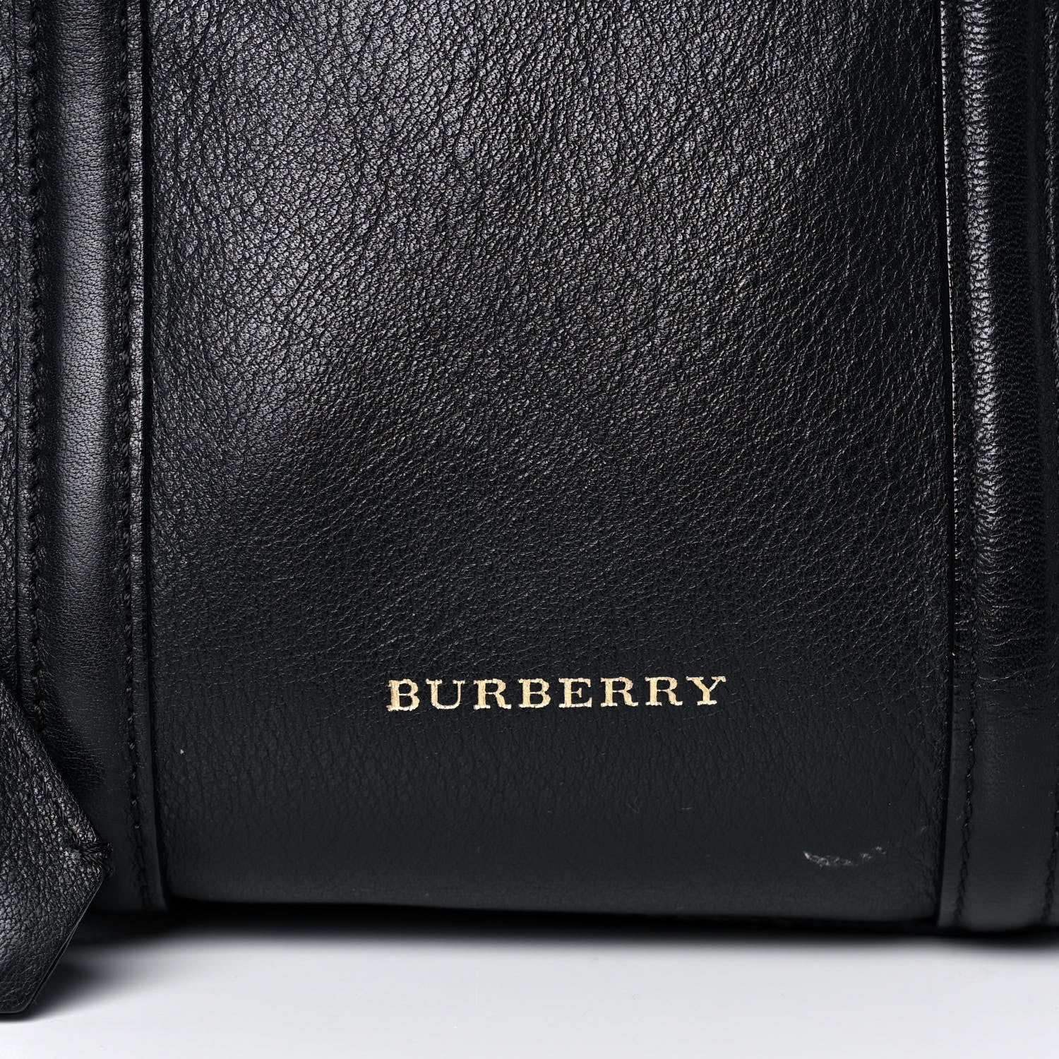 Burberry Grained Calfskin Small Alchester Bowling Bag Black 8 of 12