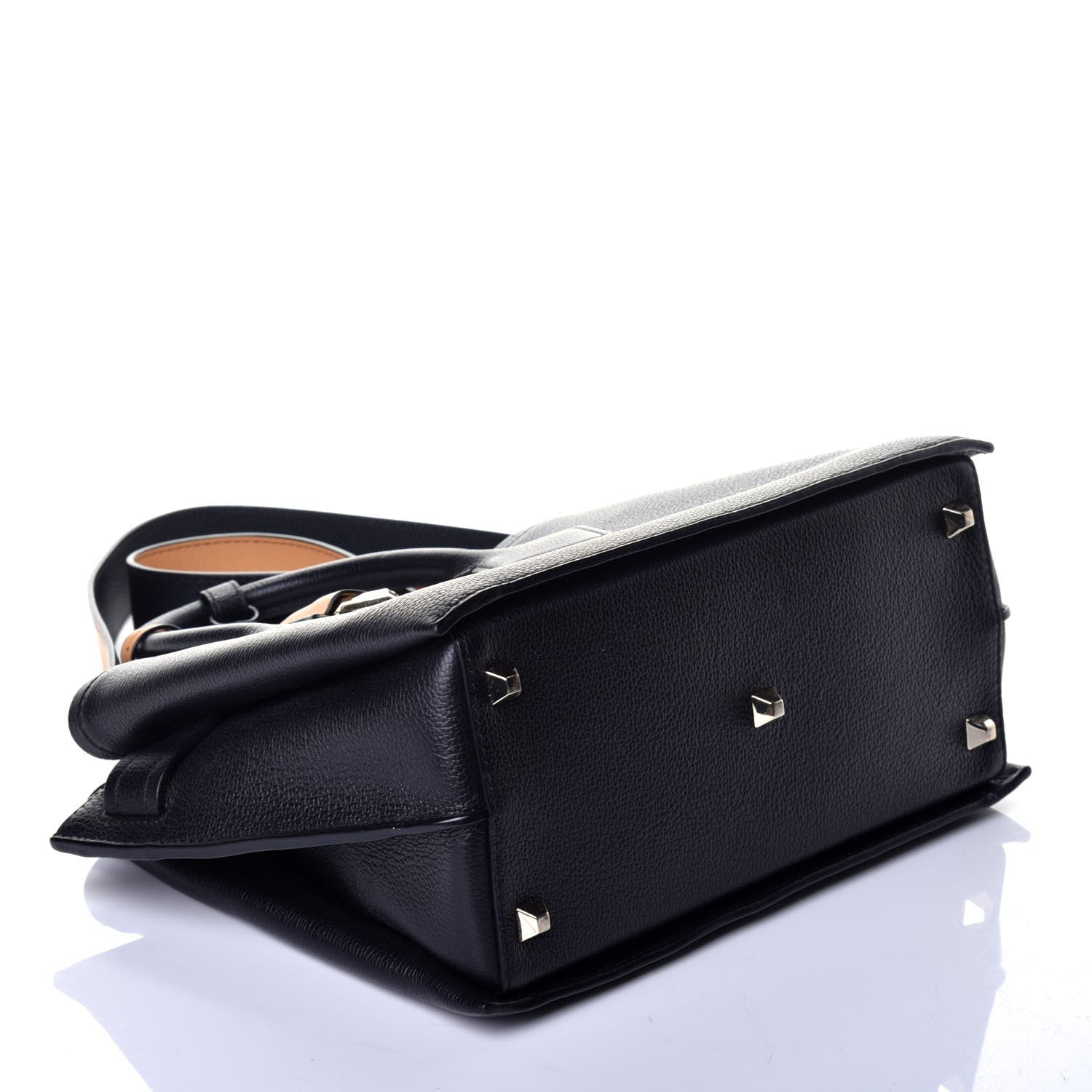 MCM Grained Calfskin Park Avenue Medium Neo Milla Tote Black 5 of 9