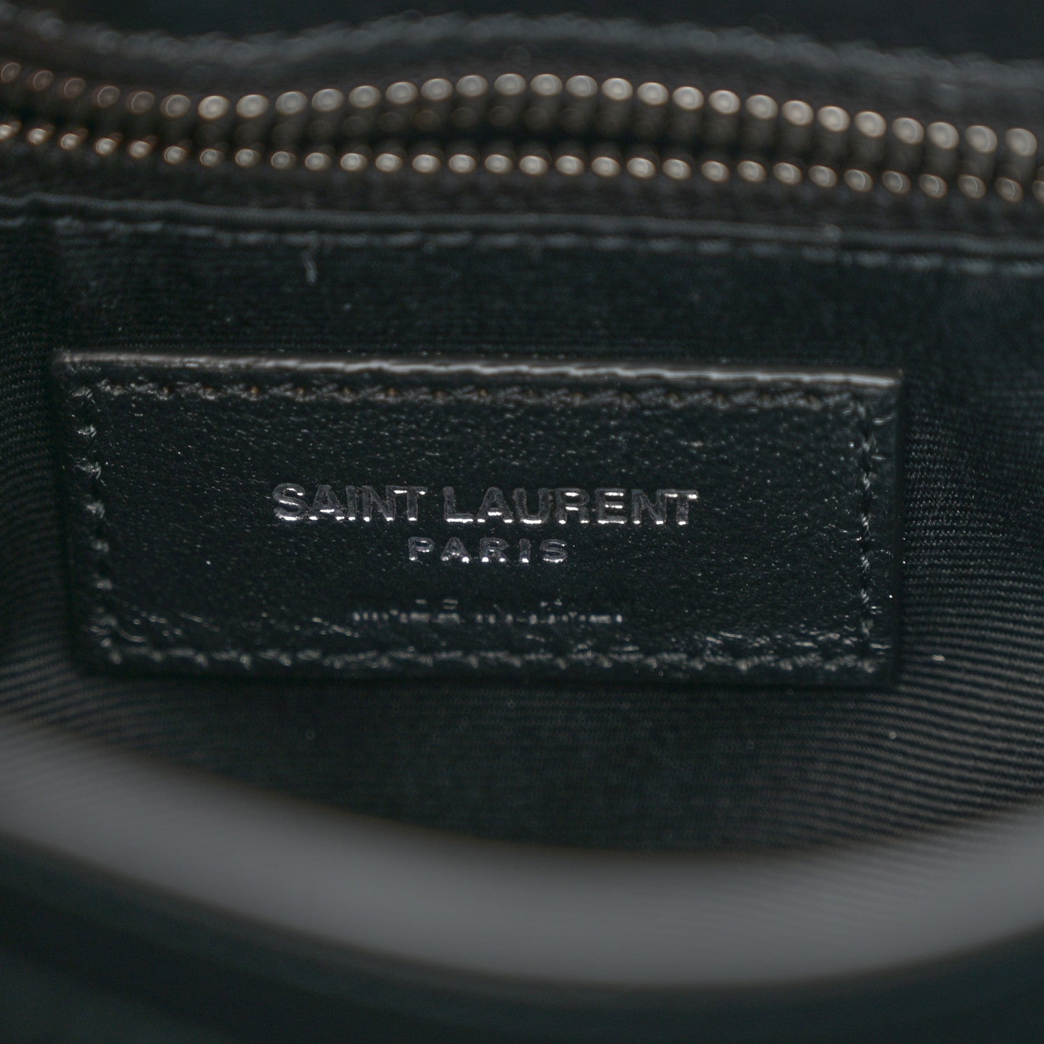 Saint Laurent Calfskin Y Quilted Monogram Toy Loulou Crossbody Bag Black 5 of 10