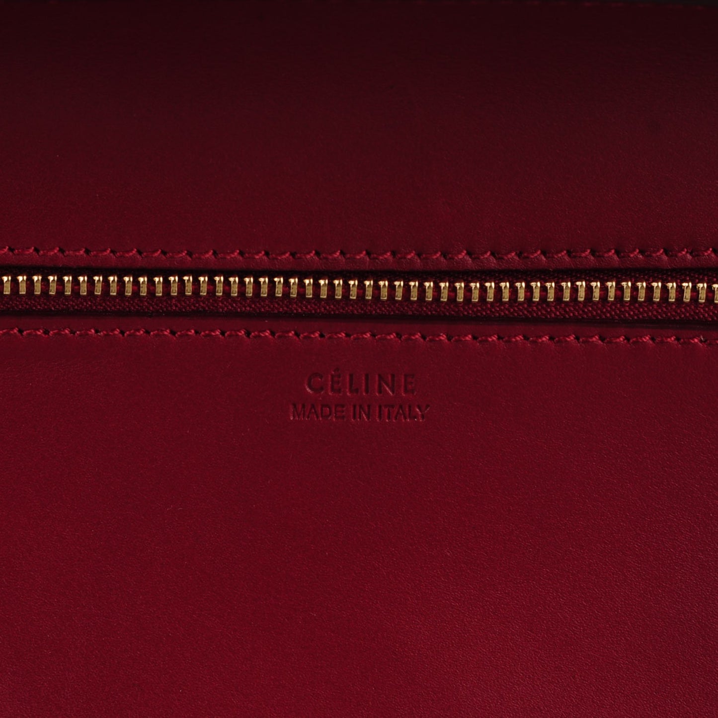 Smooth Calfskin Small Tie Knot Tote Red