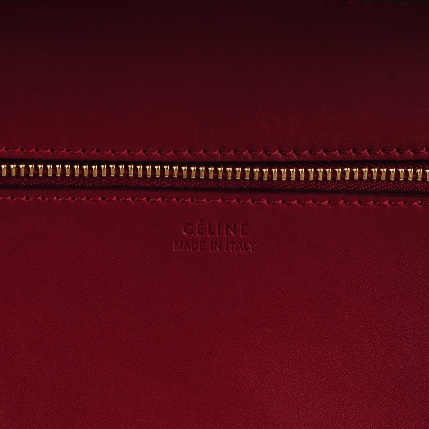 Celine Smooth Calfskin Small Tie Knot Tote Red 6 of 8