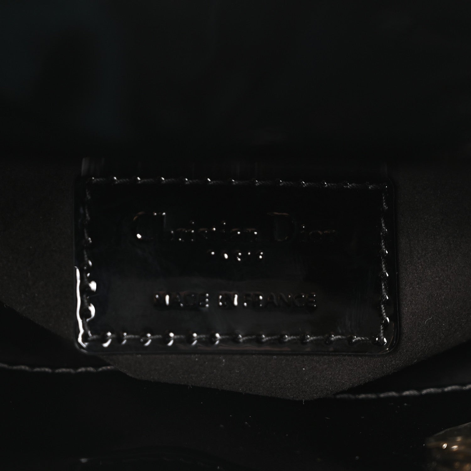 Christian Dior Patent Cannage Mini Lady Dior Black 6 of 9