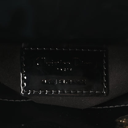 Christian Dior Patent Cannage Mini Lady Dior Black 6 of 9