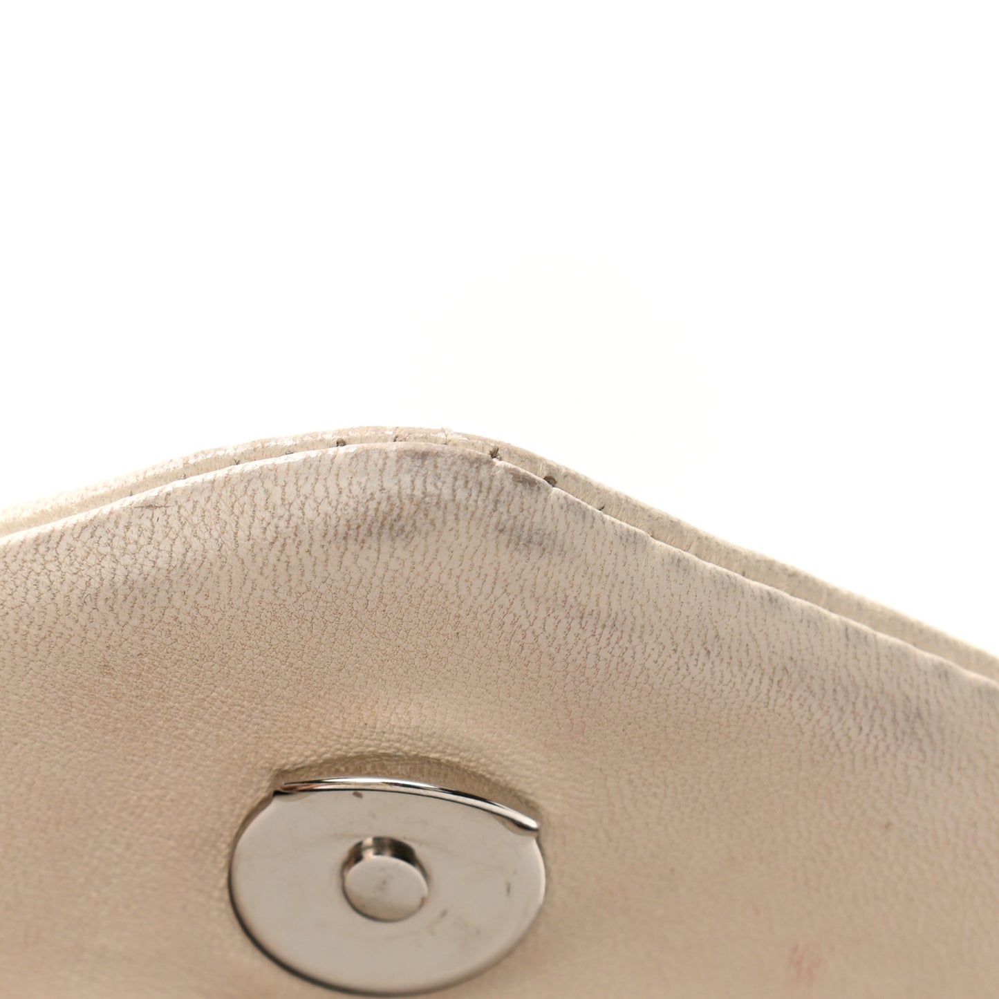 Lambskin Quilted Small Loulou Puffer Monogram Chain Satchel Blanc Vintage