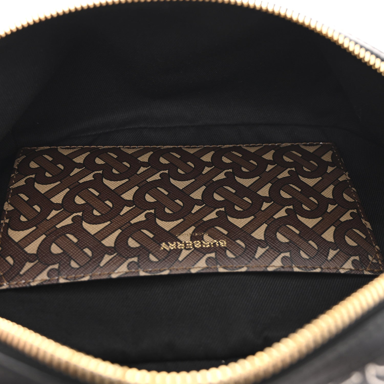 Burberry E-Canvas Monogram Stripe Medium Sonny Bum Bag Bridle Brown 5 of 11
