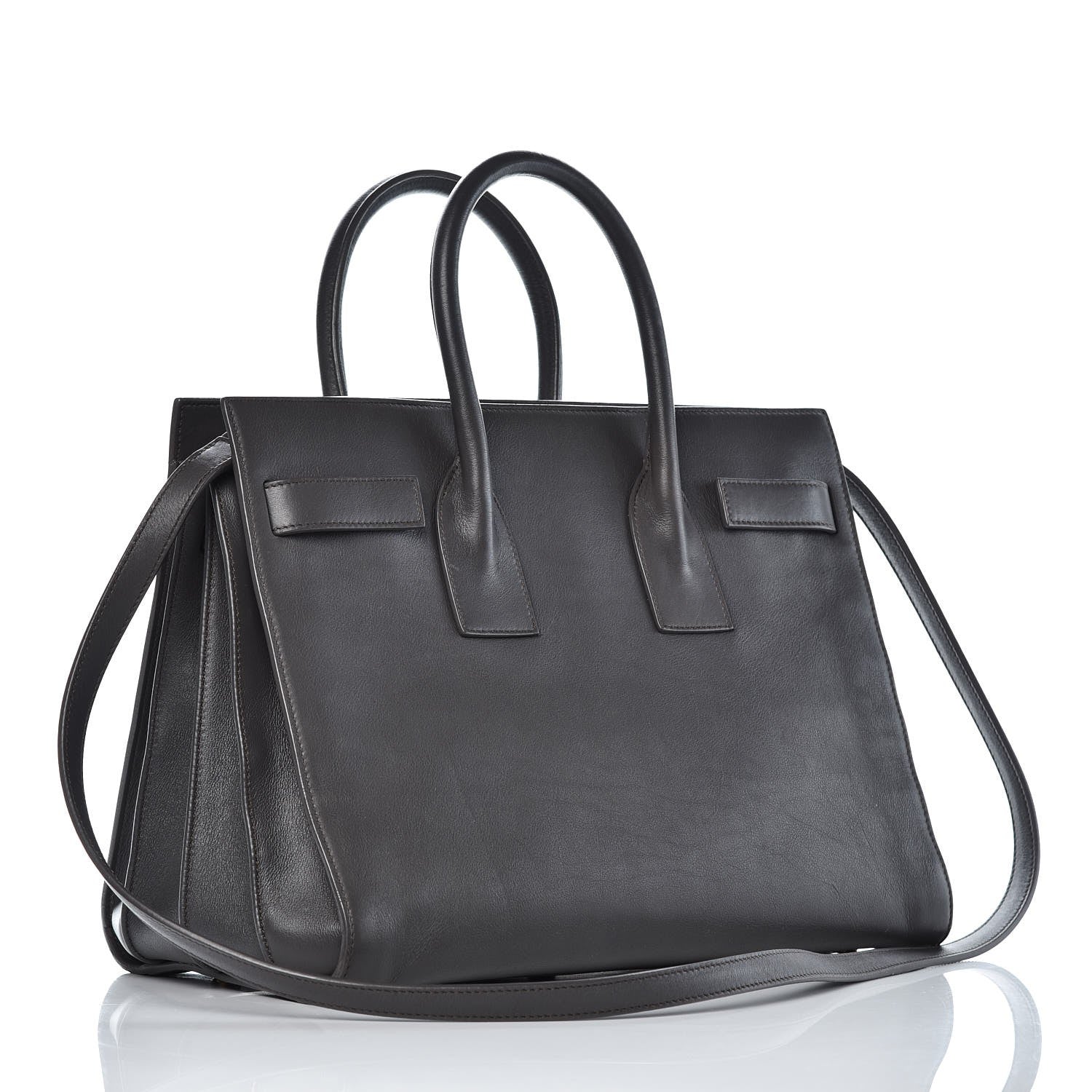 Saint Laurent Calfskin Small Sac De Jour Fog 3 of 17