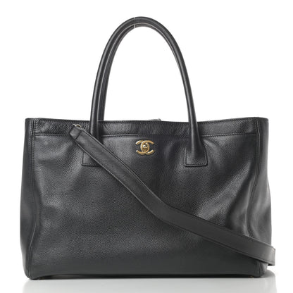 Chanel Calfskin Cerf Shopper Tote Black 1 of 14