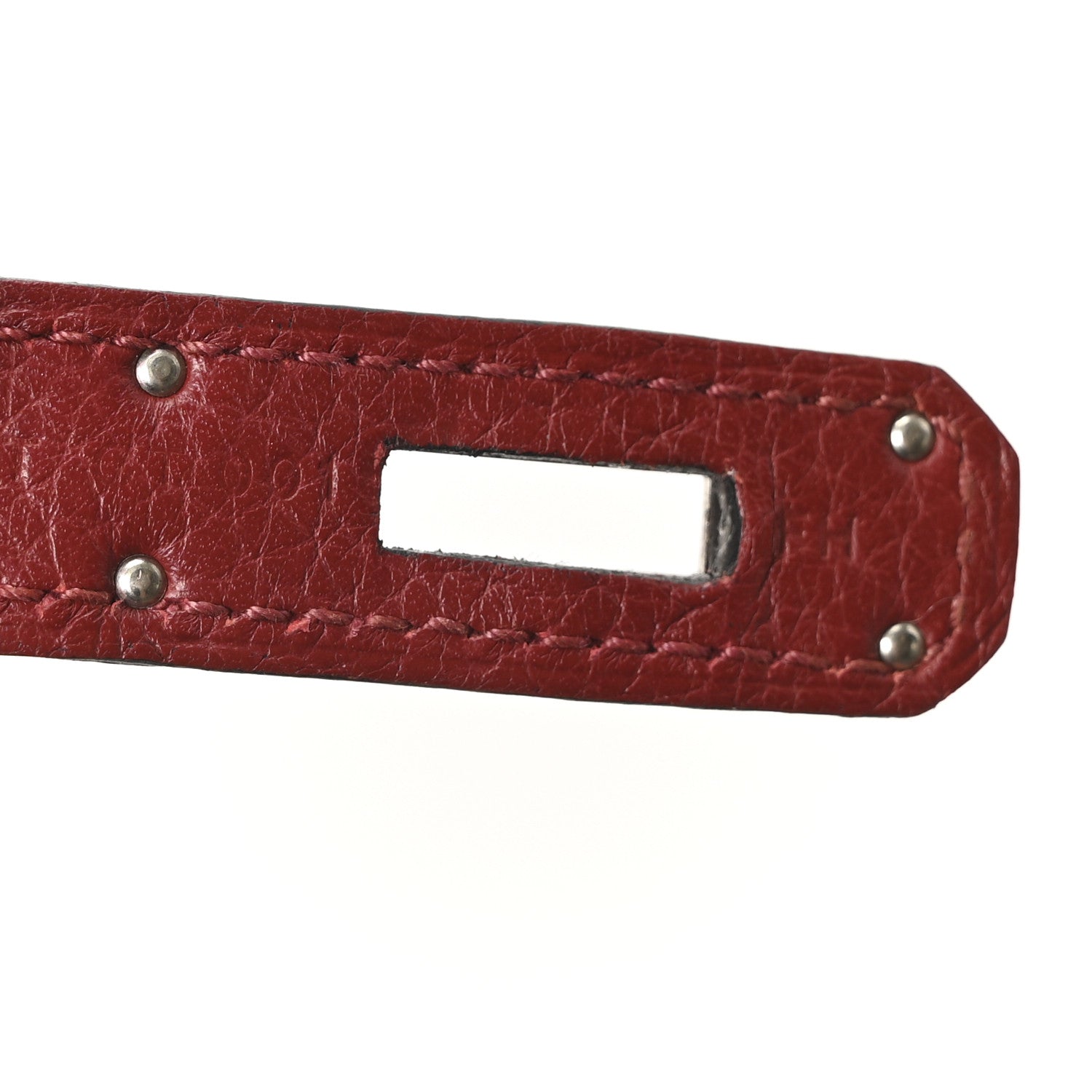 Hermes Taurillon Clemence Kelly Retourne 32 Rouge Grenat 7 of 10