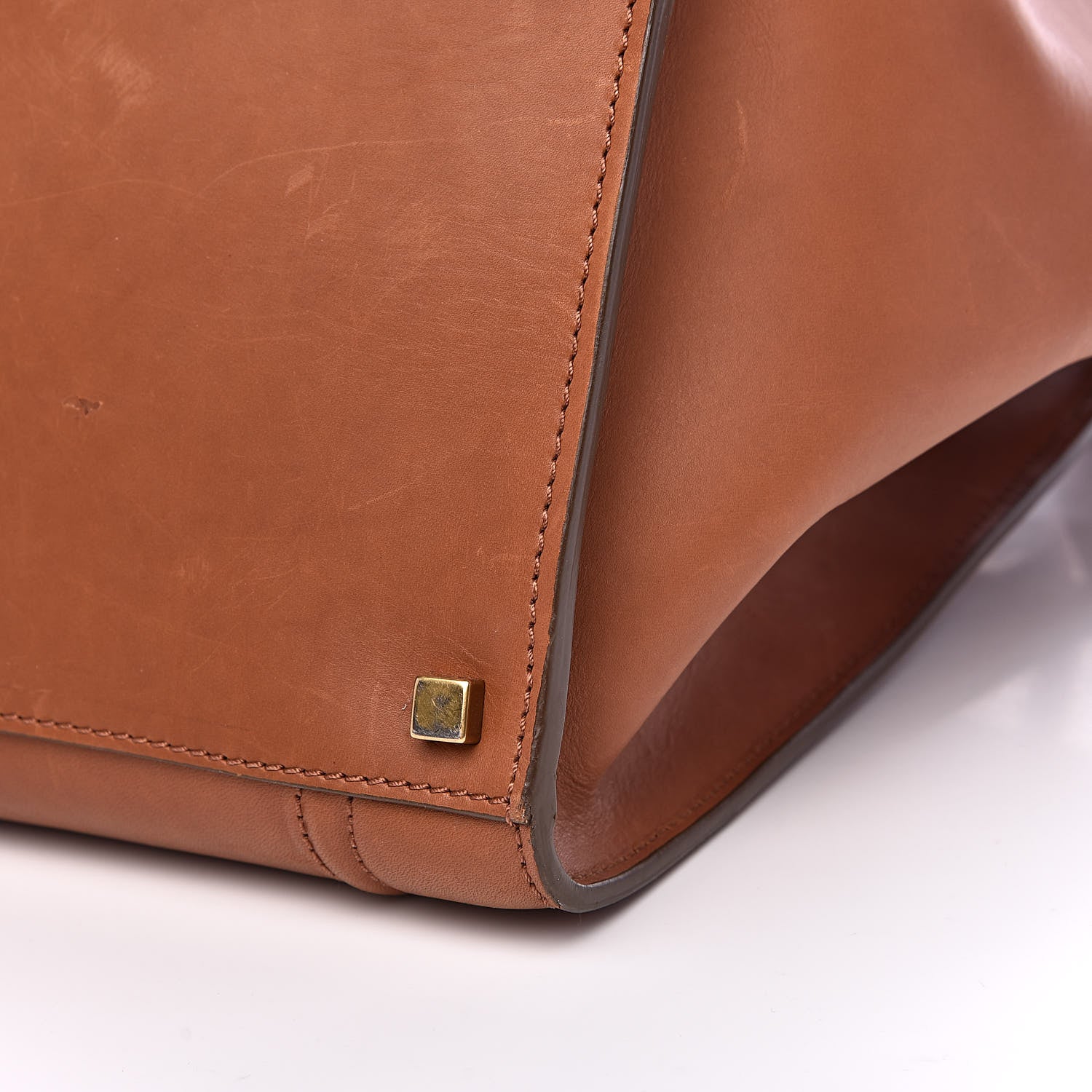 Celine Natural Calfskin Medium Phantom Luggage Tan 12 of 20