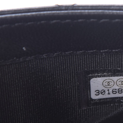 Chanel Lambskin Quilted Mini Trendy CC Chain Wallet Black 9 of 10