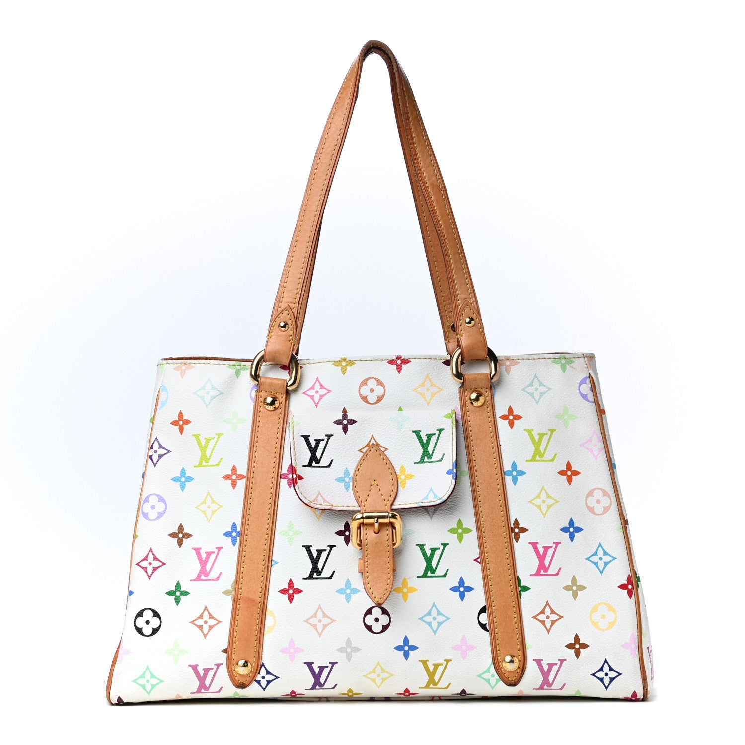 Louis Vuitton Monogram Multicolor Aurelia MM White 1 of 4