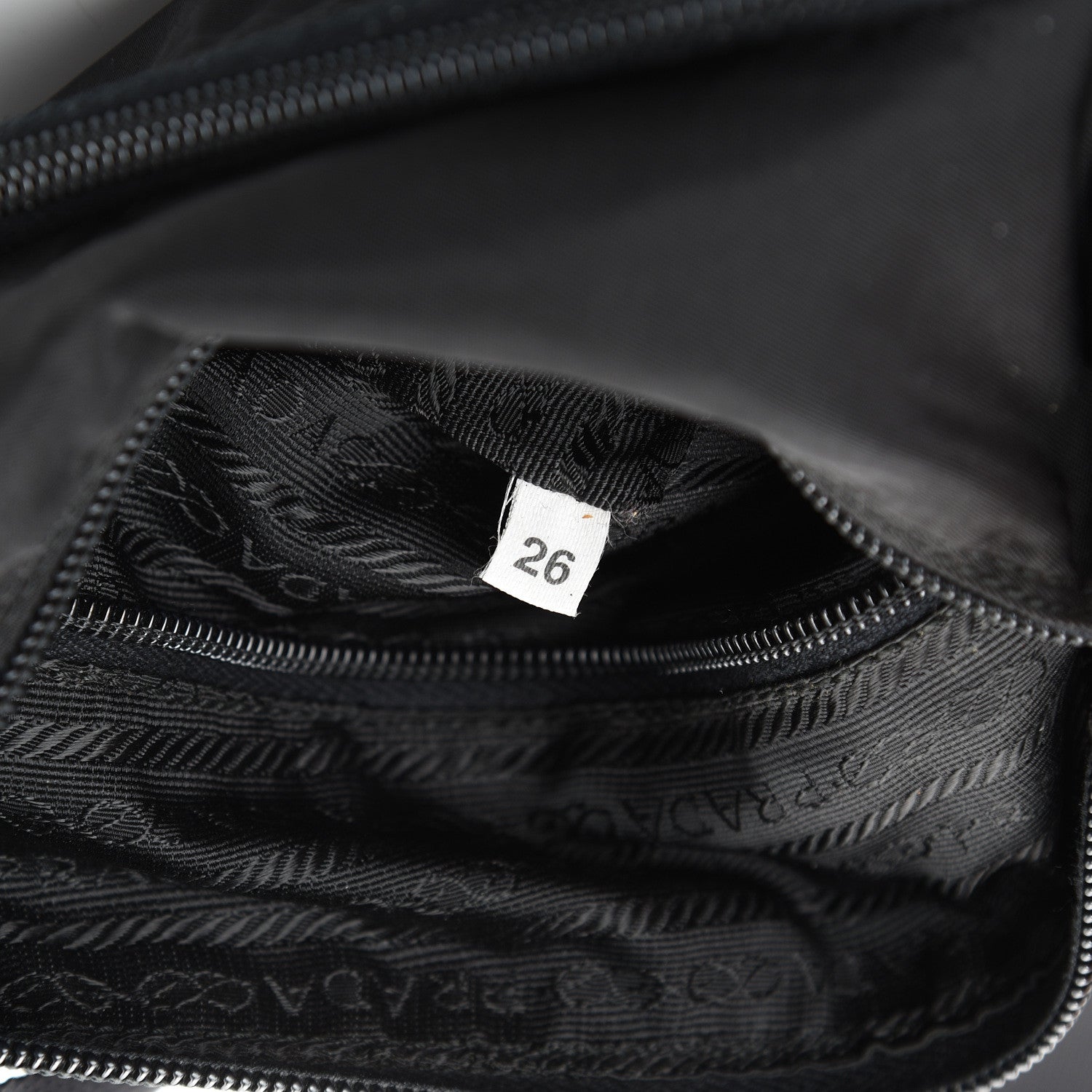 Prada Nylon Vela Messenger Black 6 of 10