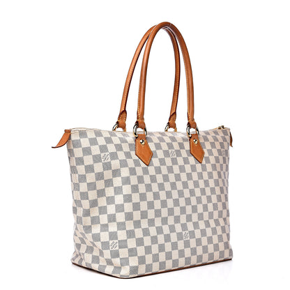 Louis Vuitton Damier Azur Saleya MM 2 of 17