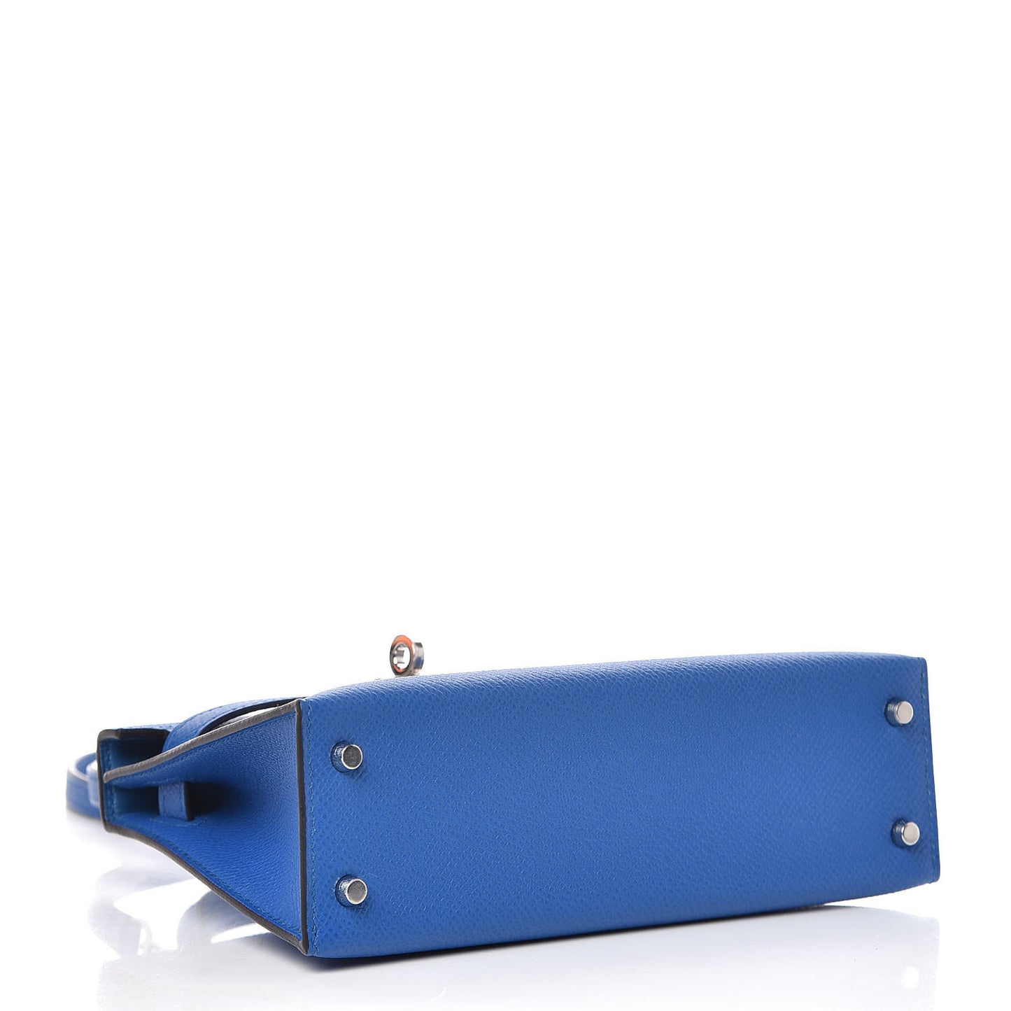 Epsom Mini Kelly Sellier 20 Bleu Zellige