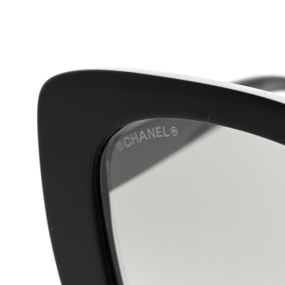 Chanel Acetate Strass Square Sunglasses 5422-B Black 7 of 8