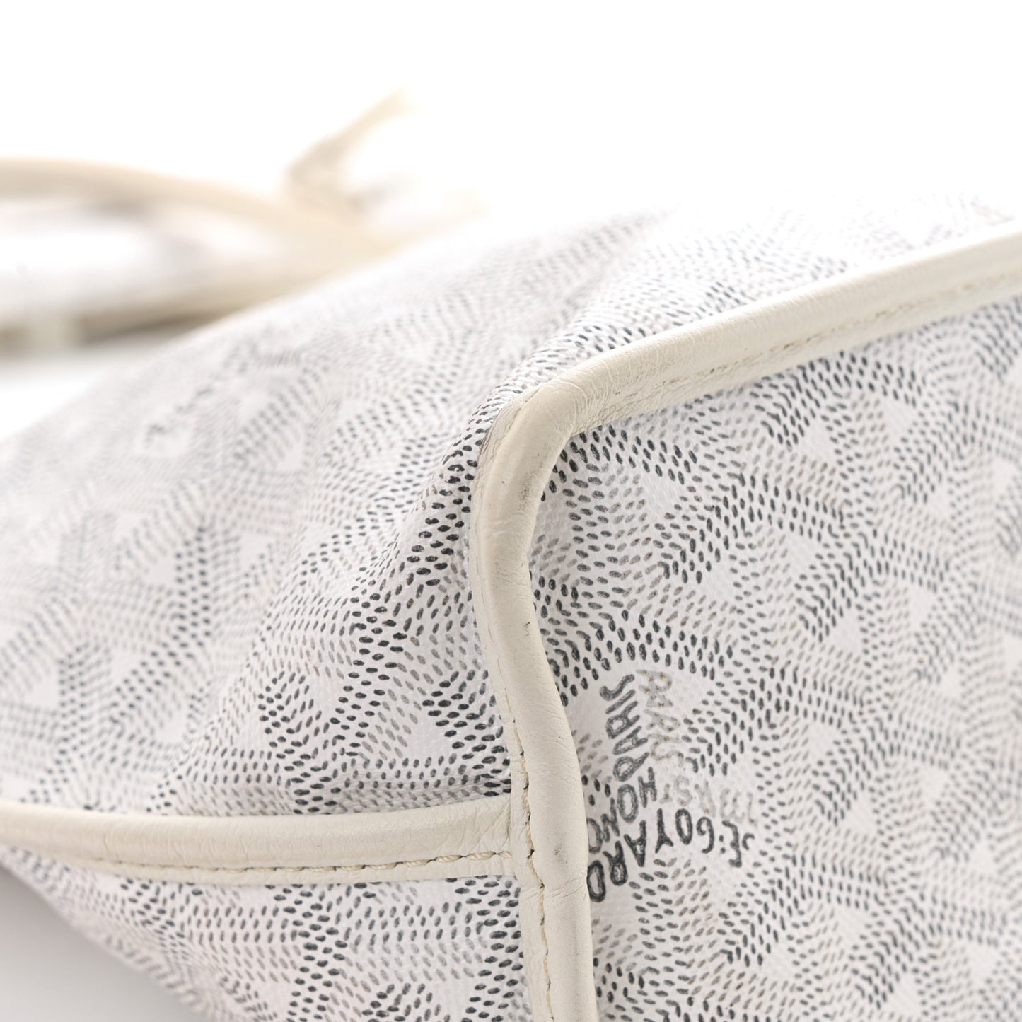 Goyardine Reversible Mini Anjou White