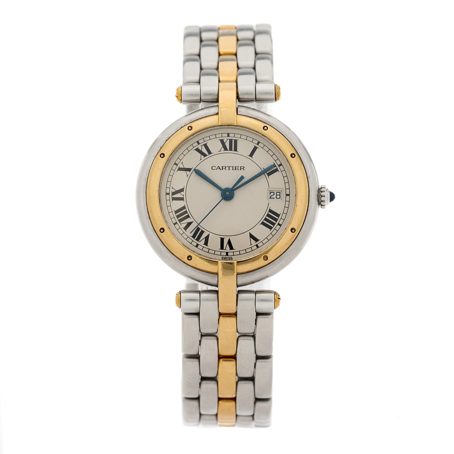Cartier Stainless Steel 18K Yellow Gold 29mm Panthere Vendome Quartz Watch 1 of 4