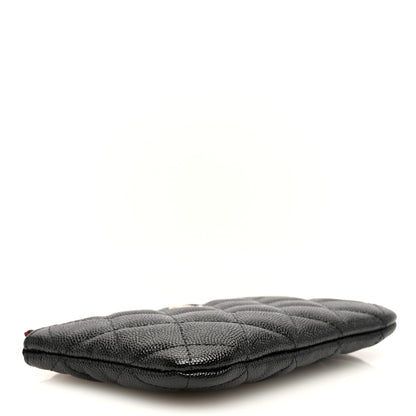 Chanel Caviar Quilted Small Cosmetic Case Black 4 of 7