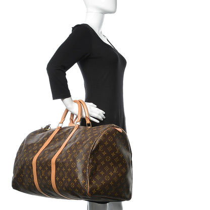 Louis Vuitton Monogram Keepall 55 2 of 8