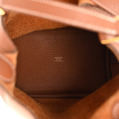 Hermes Taurillon Clemence Picotin Lock 18 PM Gold 5 of 11