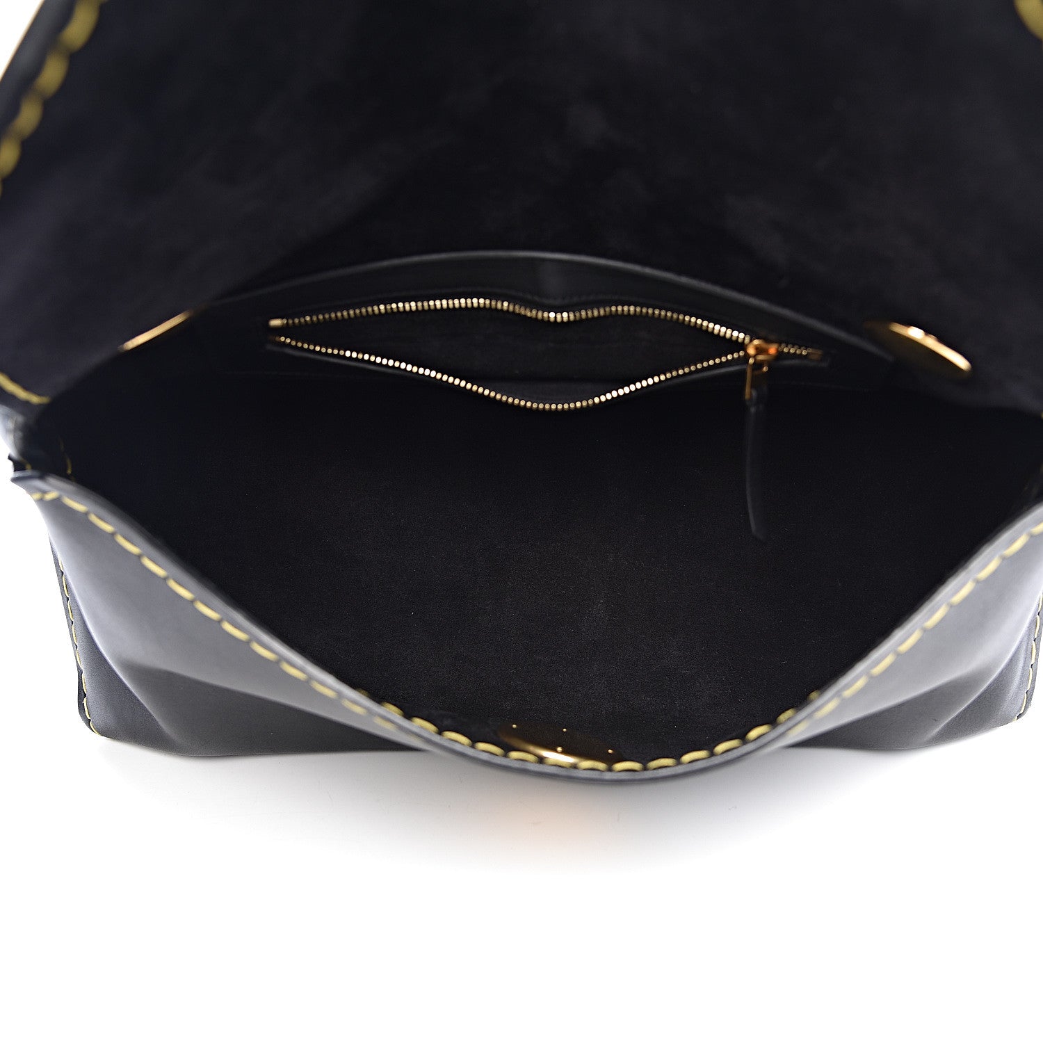 Celine Calfskin Orb Bag Black 5 of 10