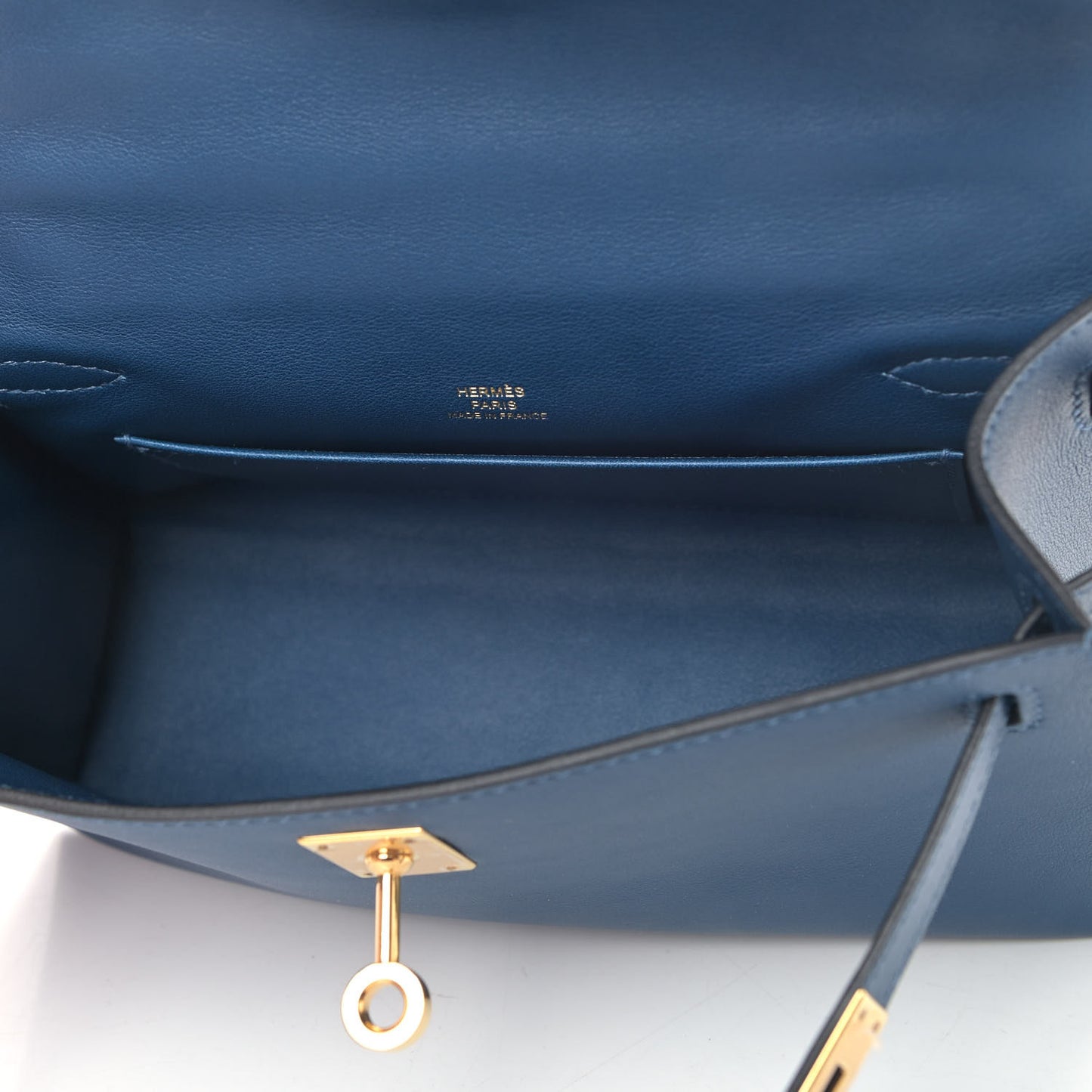 Swift Kelly Pochette Clutch Deep Bleu